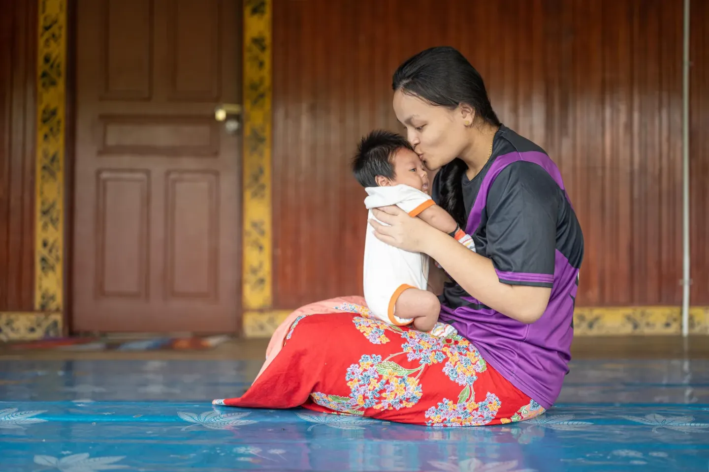 Mother and child from Malaysia